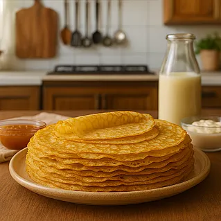 Тонкие блинчики на молоке: рецепт как у бабушки