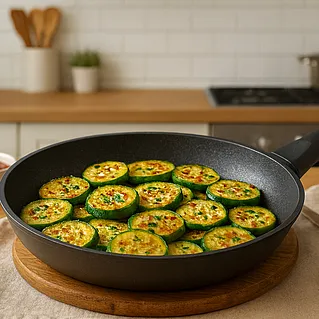 Кабачки на сковороде: рецепт хрустящих и сочных кабачков