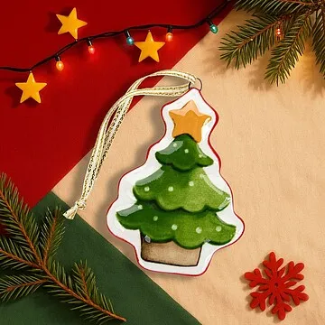 Елочная игрушка "Ёлка" арт. 0422